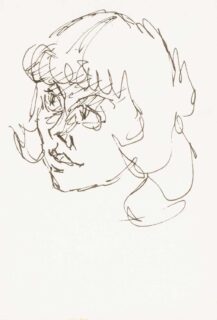 Sir Kyffin Williams RA 'Girl's Face Study'