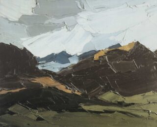 Sir Kyffin Williams RA Print 'Pen-y-Wyddfa a'i Chriw o Ddrws-y-Coed'