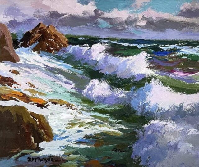 78 Donald Mc Intyre Acrylic SOLD 10000