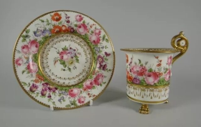 Swansea Porcelain Cabinet Cup Stand SOLD 11000