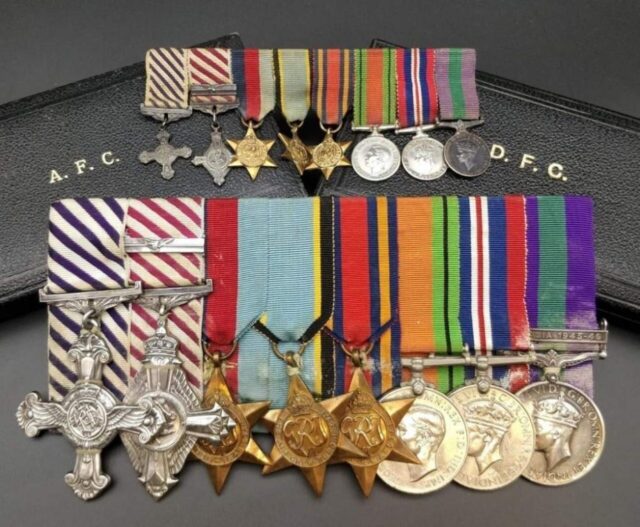 Wing Commander Rex Southern Sanders OBE Medal Group SOLD 16000